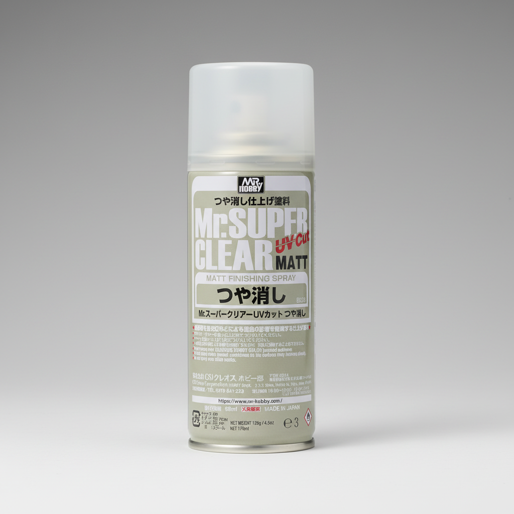 Mr Super Clear UV Cut Flat Spray