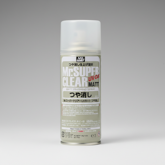 Mr Super Clear UV Cut Flat Spray