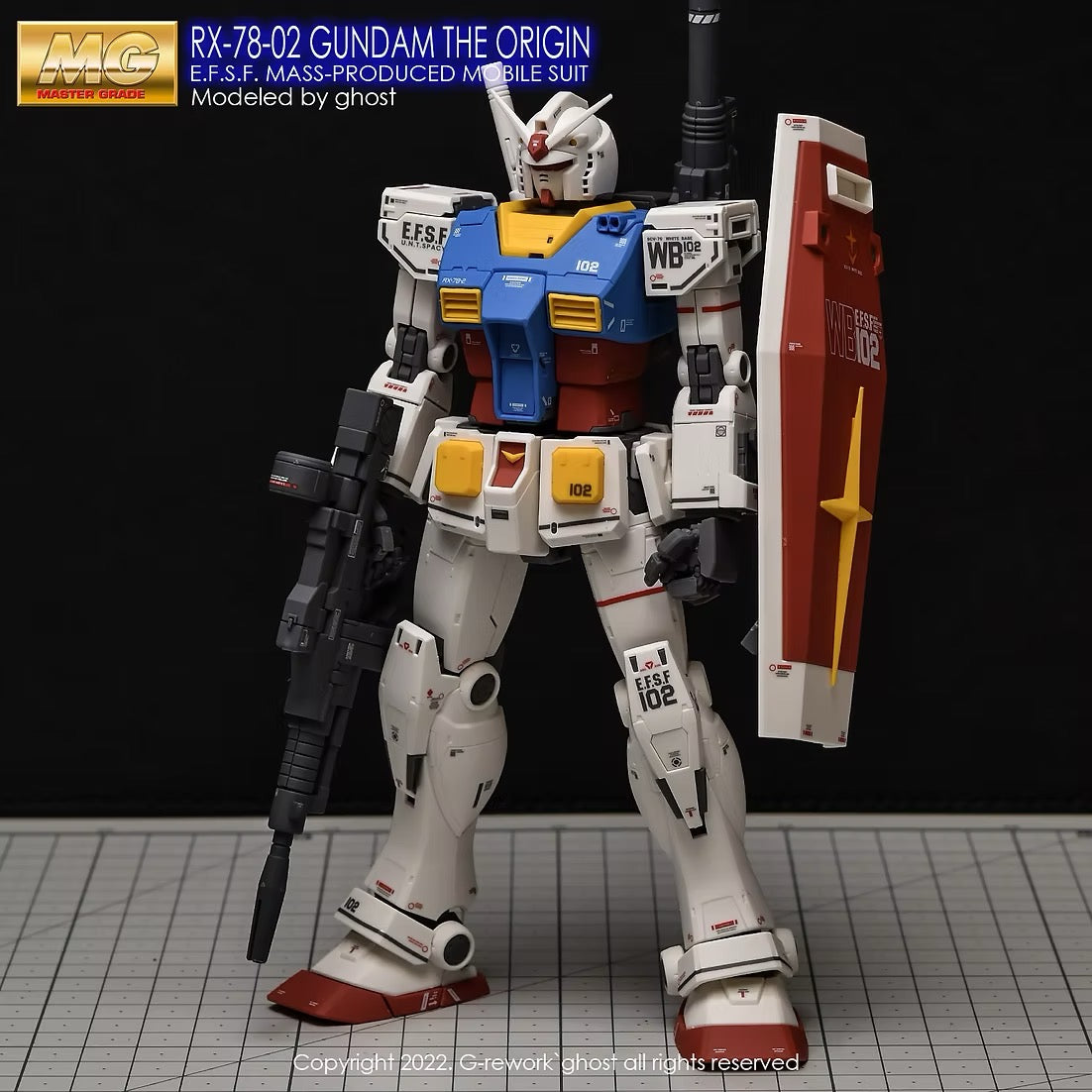 [MG] THE ORIGIN GUNDAM RX-78-2 Water Decal