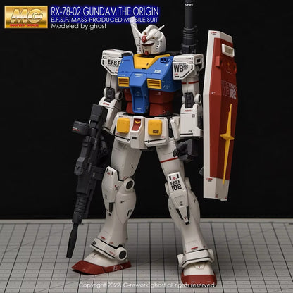 [MG] THE ORIGIN GUNDAM RX-78-2 Water Decal