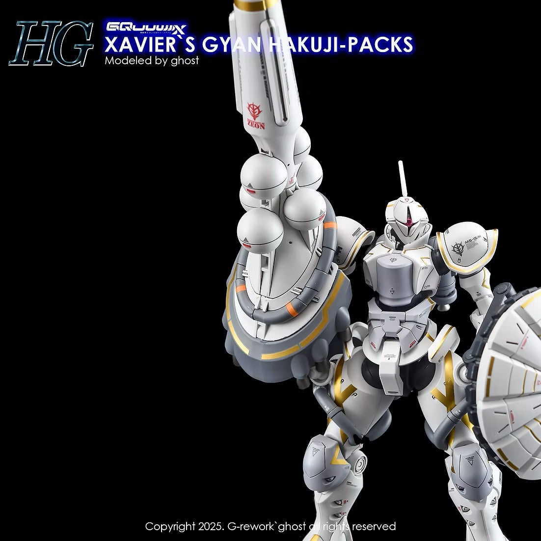 [HG] [GQ] XAVIER`S GYAN HAKUJI-PACKS Water Decal