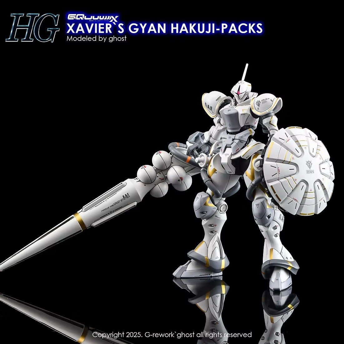 [HG] [GQ] XAVIER`S GYAN HAKUJI-PACKS Water Decal