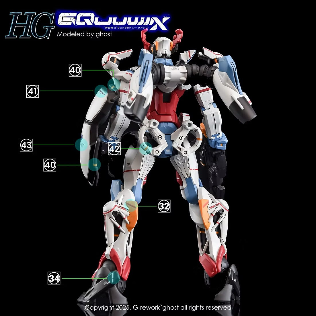[HG] [GQ] Gquuuuuux Water Decal