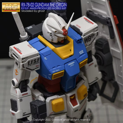 [MG] THE ORIGIN GUNDAM RX-78-2 Water Decal