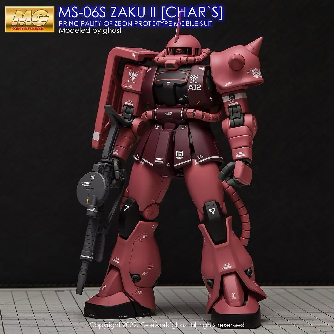 [MG] ZAKU2 2.0 CHAR Water Decal