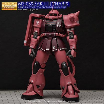 [MG] ZAKU2 2.0 CHAR Water Decal