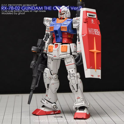 [HG] GTO GUNDAM RX-78-2 Water Decal