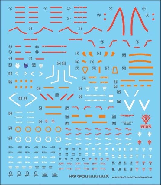 [HG] [GQ] Gquuuuuux Water Decal