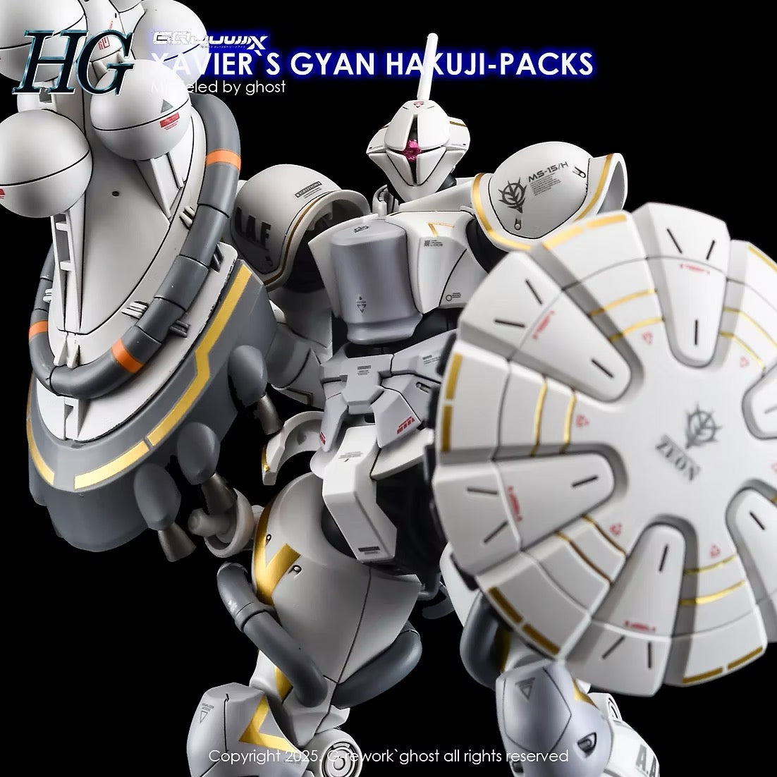 [HG] [GQ] XAVIER`S GYAN HAKUJI-PACKS Water Decal