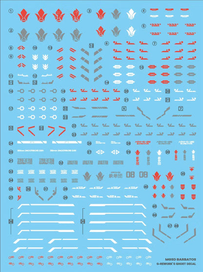 [MGSD] GUNDAM BARBATOS Water Decal