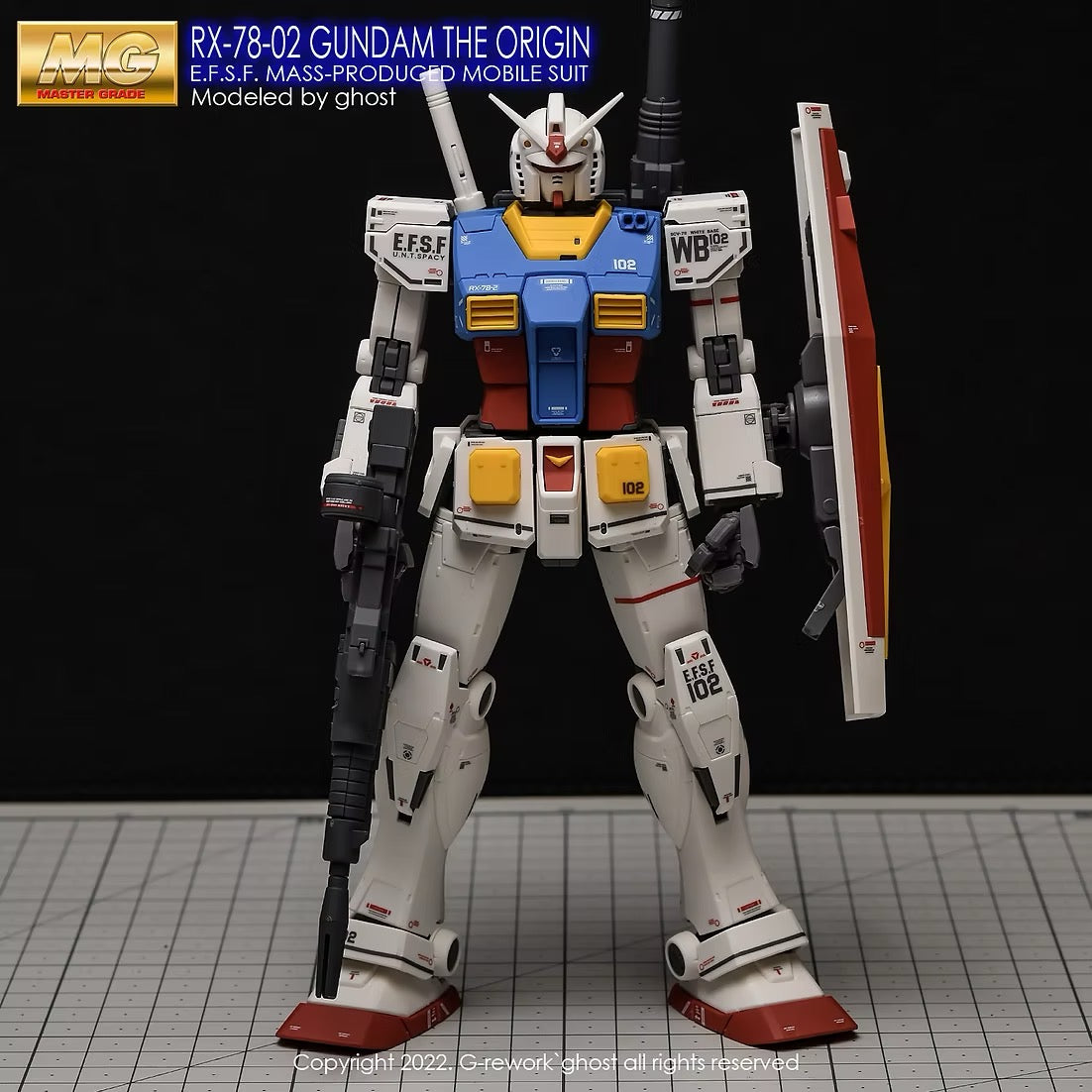 [MG] THE ORIGIN GUNDAM RX-78-2 Water Decal