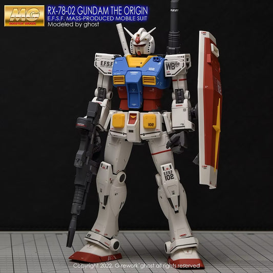 [MG] THE ORIGIN GUNDAM RX-78-2 Water Decal