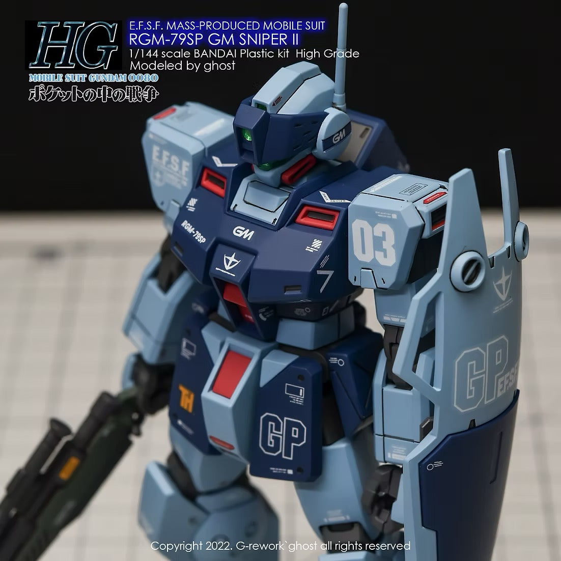 [HG] RGM-79SP GM SNIPER2 Water Decal