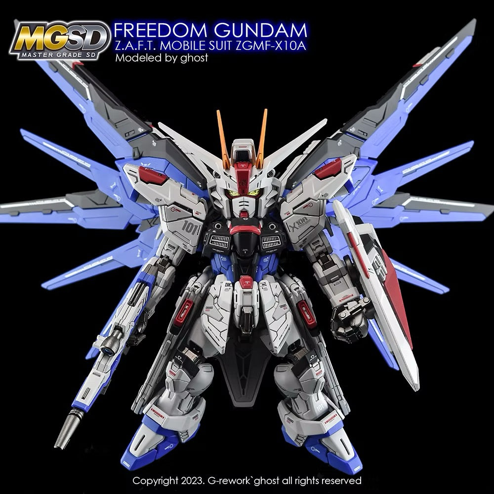 [MGSD] FREEDOM GUNDAM Water Decal