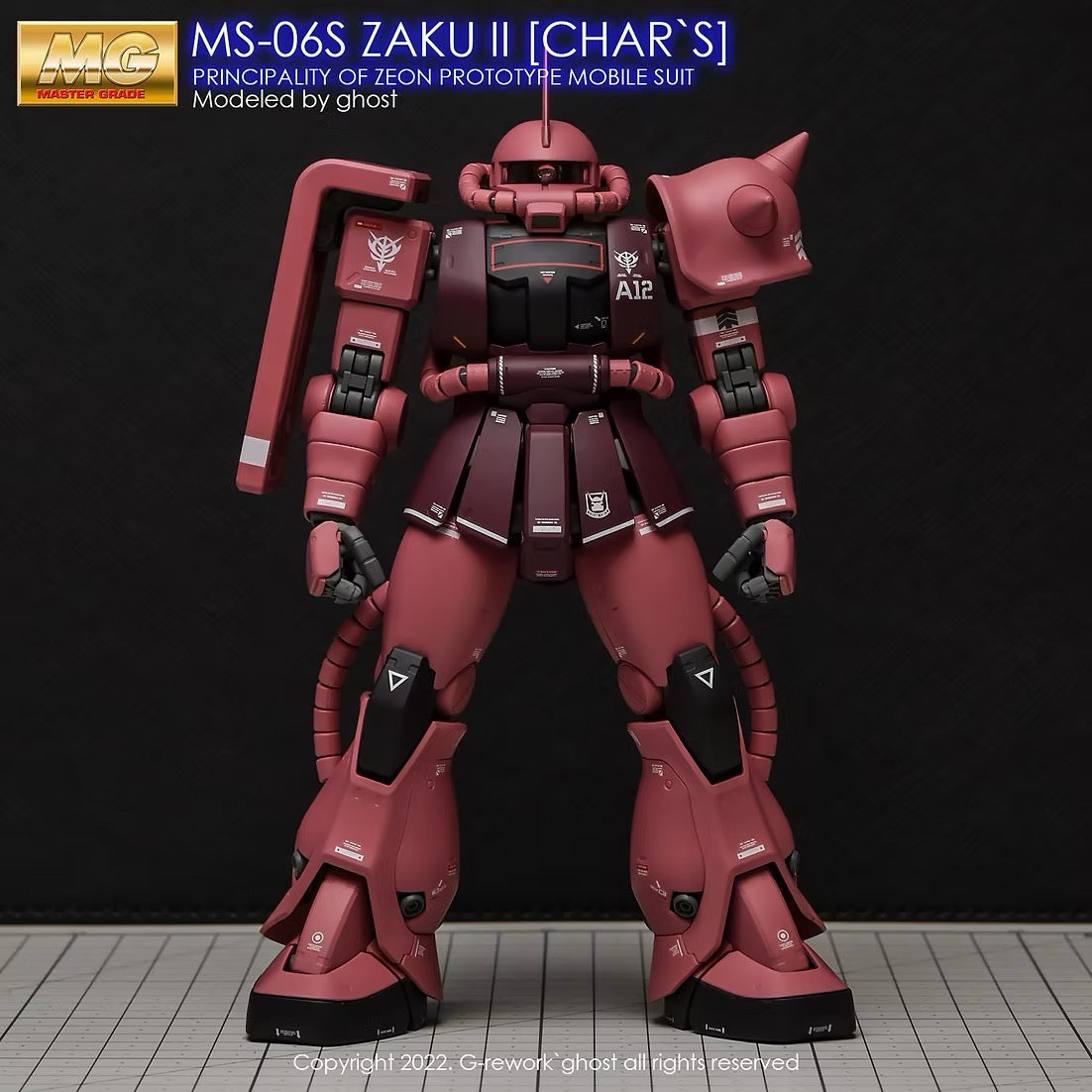 [MG] ZAKU2 2.0 CHAR Water Decal