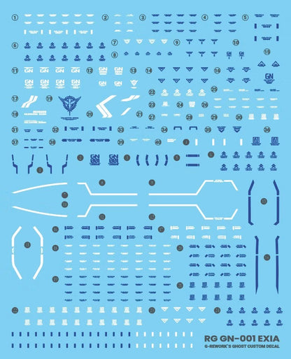 [RG] GUNDAM EXIA Water Decal