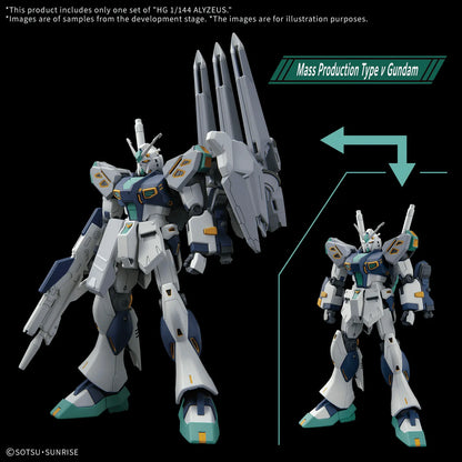HG 1/144 Alyzeus Mass Production Type v Gundam Hathaway Model Kit