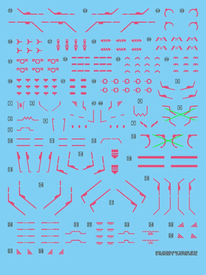 [MG] GUNDAM VIDAR Water Decal