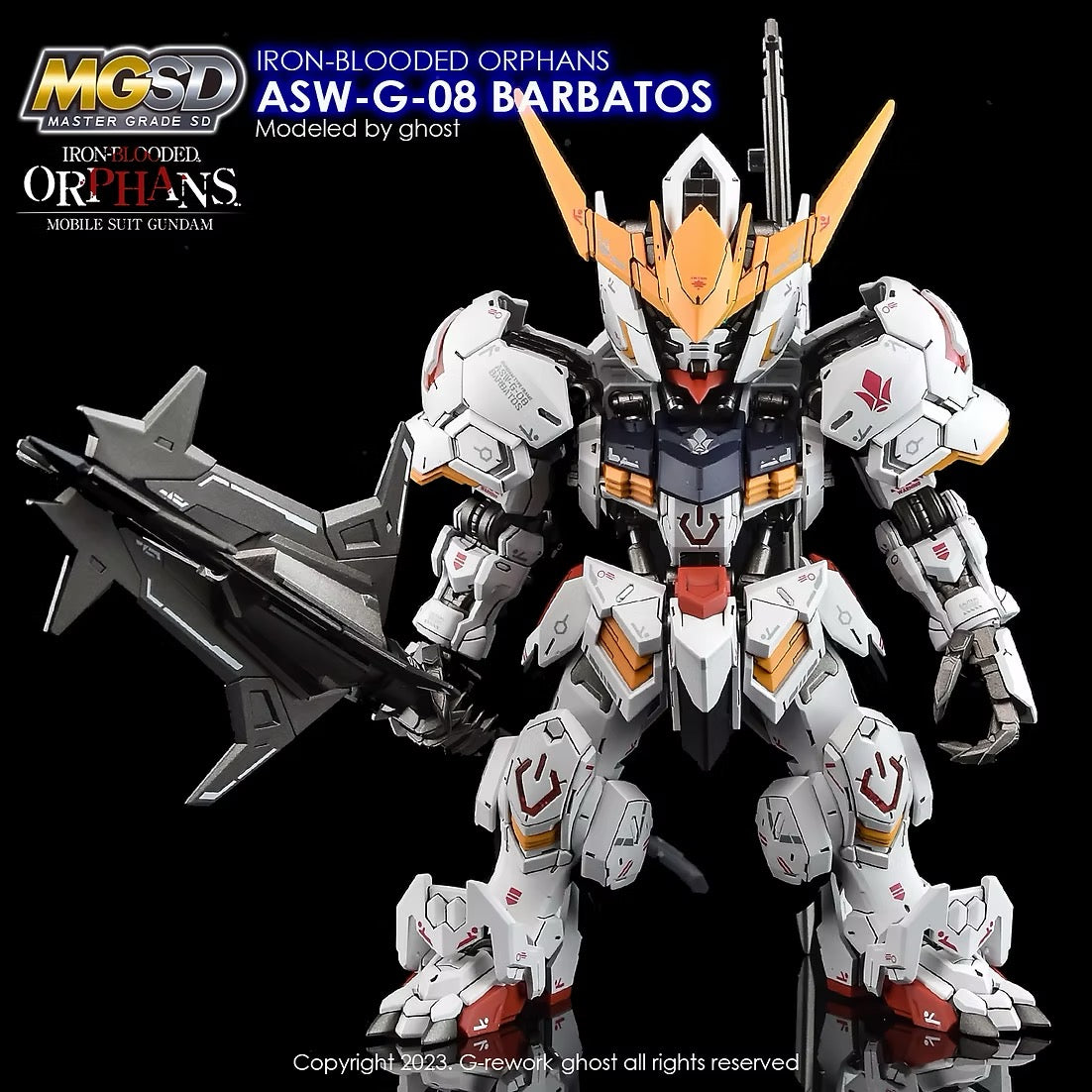 [MGSD] GUNDAM BARBATOS Water Decal