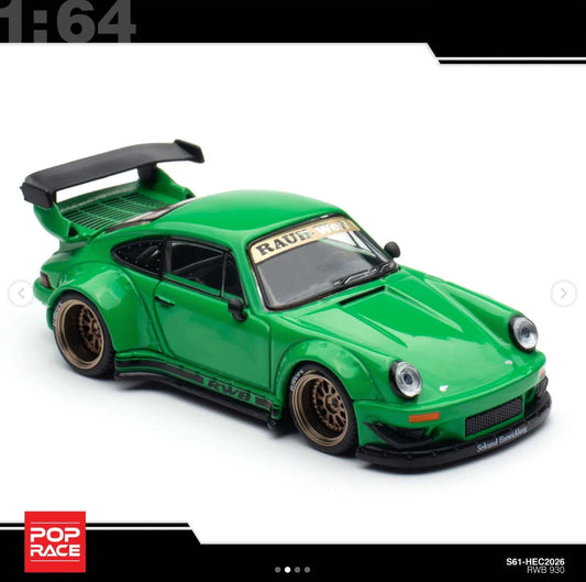 POPRACE 1/64 RWB 930 Green HEC 2026