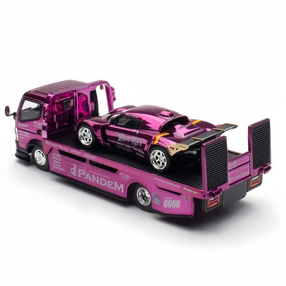 POPRACE 1/64 Pandem Elise and FUSO Truck Set HEC 2026