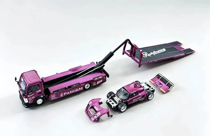 POPRACE 1/64 Pandem Elise and FUSO Truck Set HEC 2026