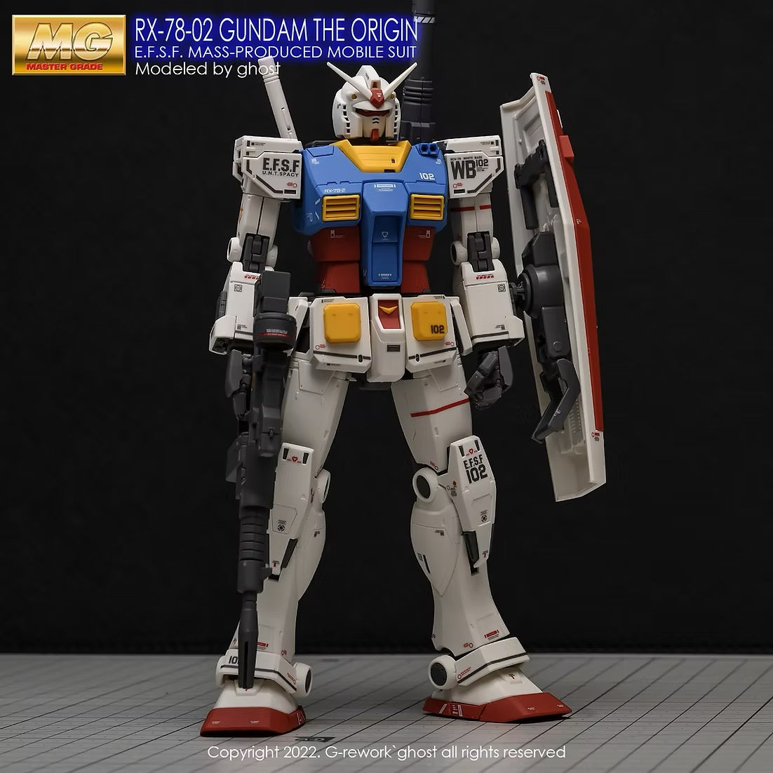 [MG] THE ORIGIN GUNDAM RX-78-2 Water Decal