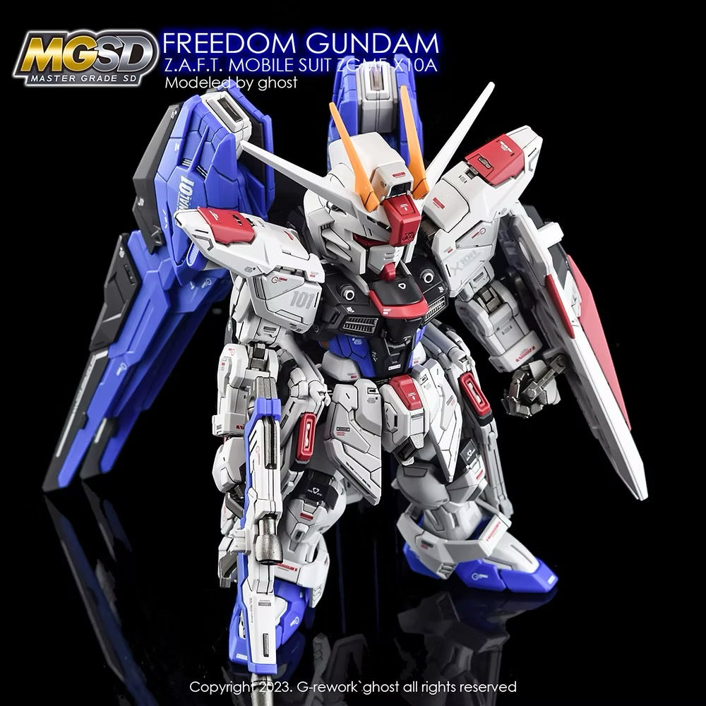 [MGSD] FREEDOM GUNDAM Water Decal
