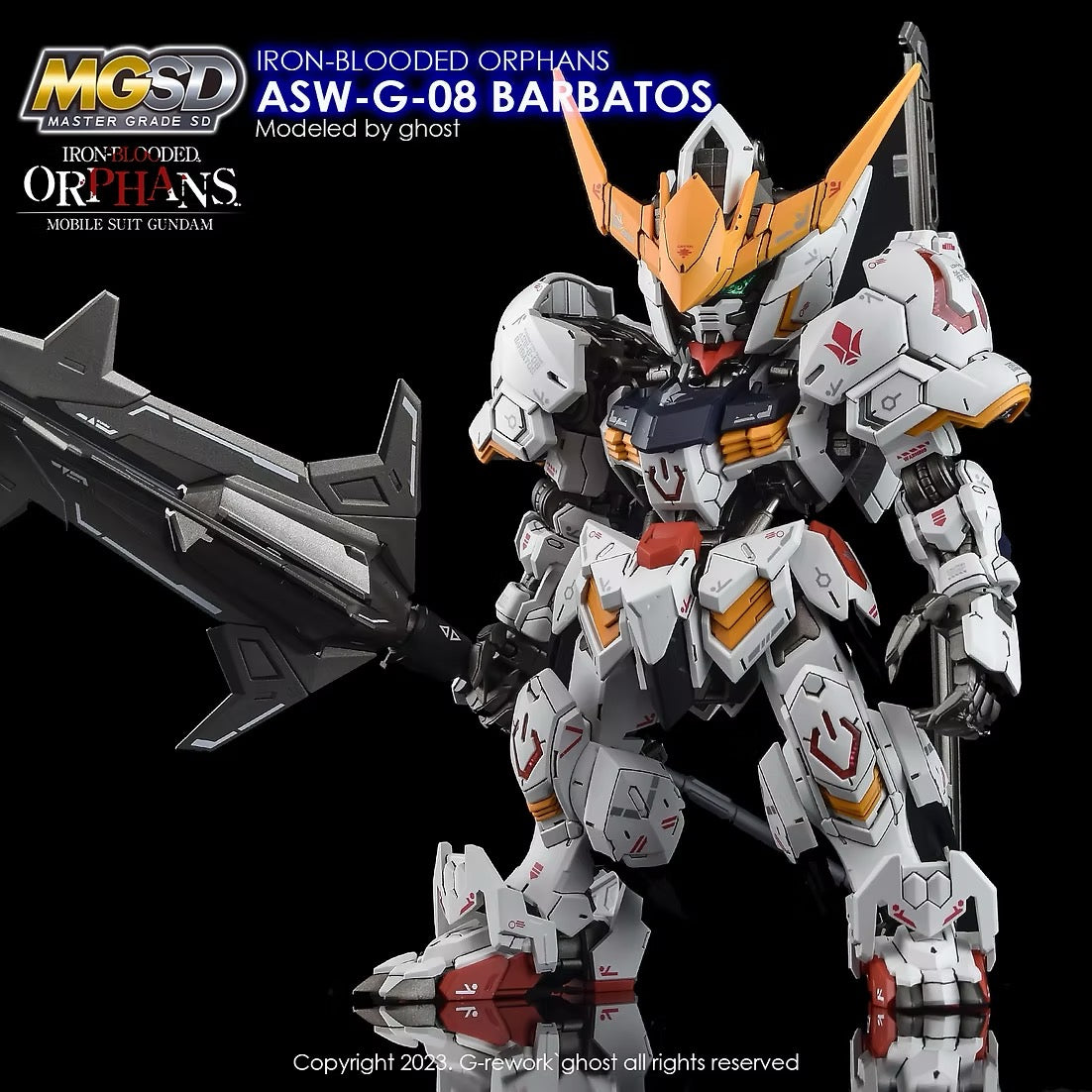 [MGSD] GUNDAM BARBATOS Water Decal