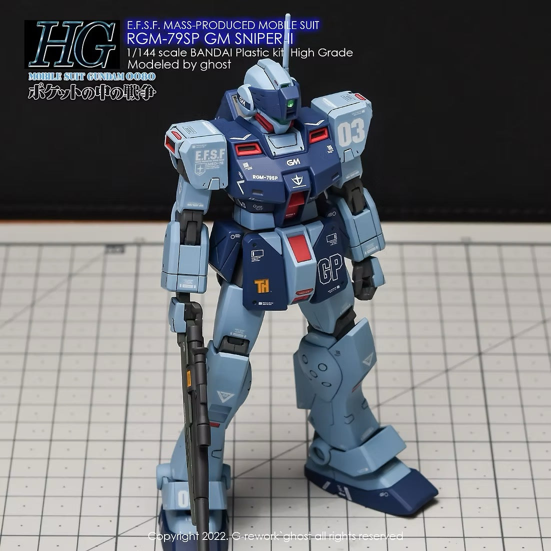[HG] RGM-79SP GM SNIPER2 Water Decal