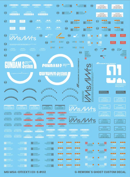 [MG] EX-S 1.5 Water Decal