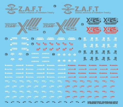 [MG] SEED DESTINY GUNDAM Water Decal