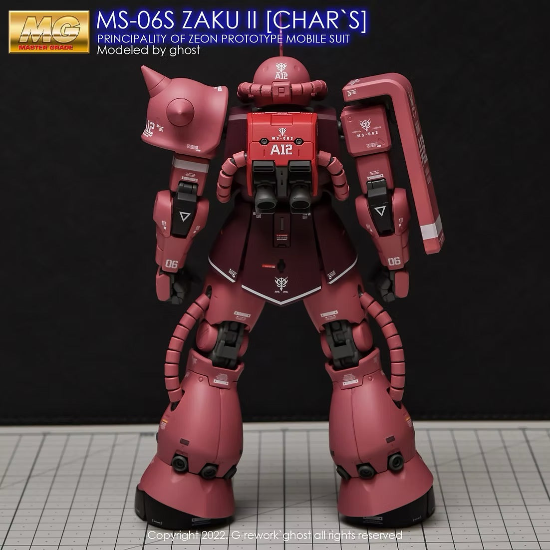 [MG] ZAKU2 2.0 CHAR Water Decal