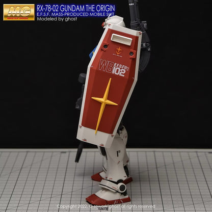 [MG] THE ORIGIN GUNDAM RX-78-2 Water Decal