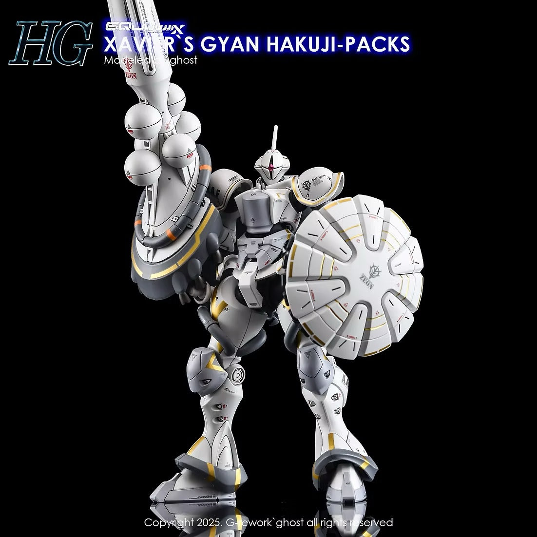 [HG] [GQ] XAVIER`S GYAN HAKUJI-PACKS Water Decal