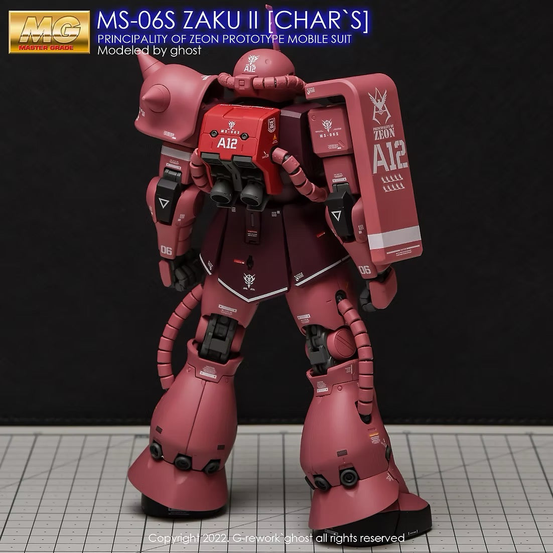 [MG] ZAKU2 2.0 CHAR Water Decal