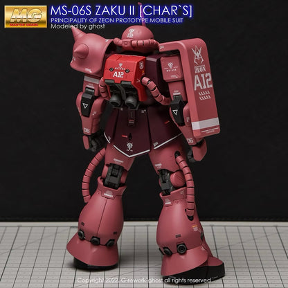 [MG] ZAKU2 2.0 CHAR Water Decal