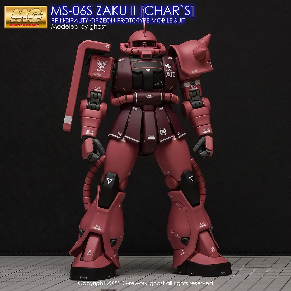 [MG] ZAKU2 2.0 CHAR Water Decal