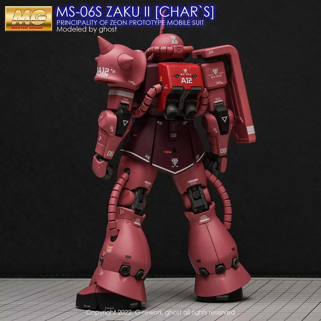 [MG] ZAKU2 2.0 CHAR Water Decal