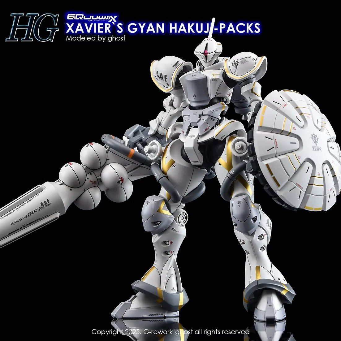 [HG] [GQ] XAVIER`S GYAN HAKUJI-PACKS Water Decal
