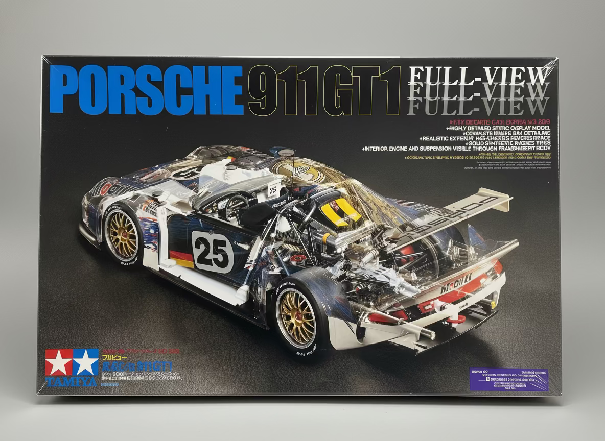 Tamiya 24208 - 1/24 Porsche 911 GT1 Full View Clear  [24208]