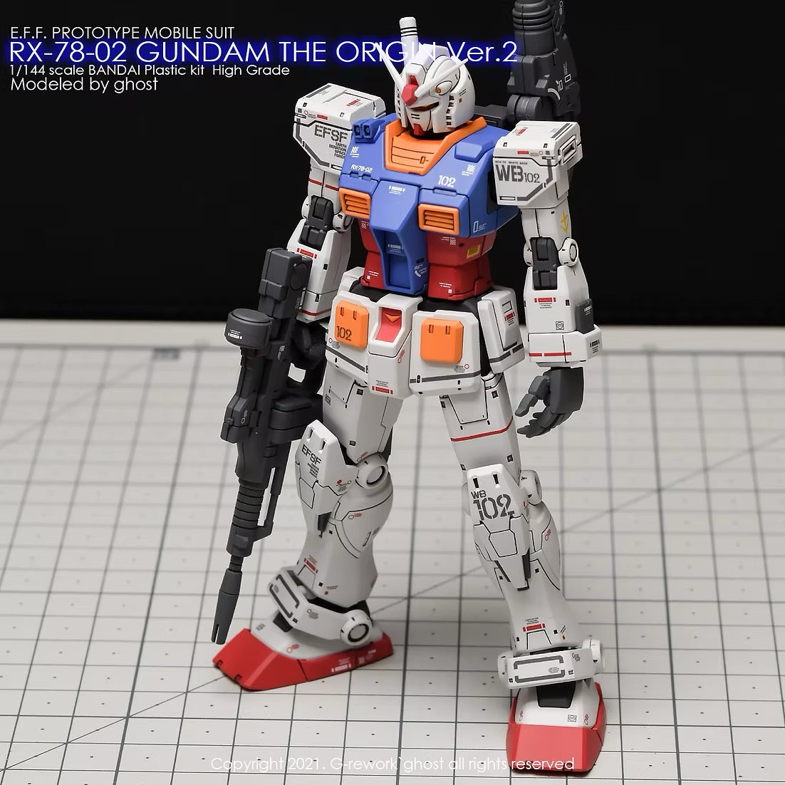 [HG] GTO GUNDAM RX-78-2 Water Decal