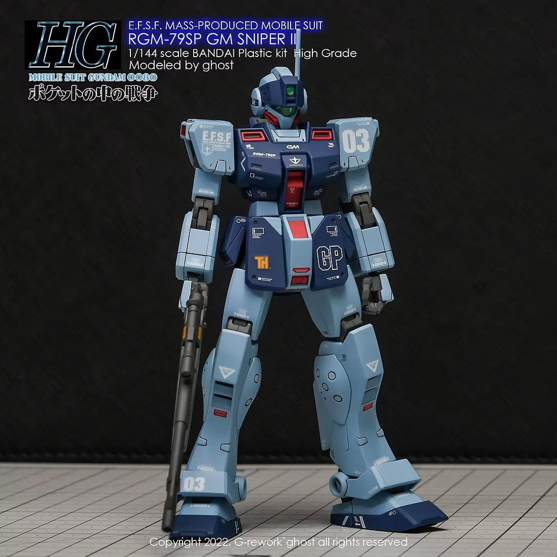 [HG] RGM-79SP GM SNIPER2 Water Decal