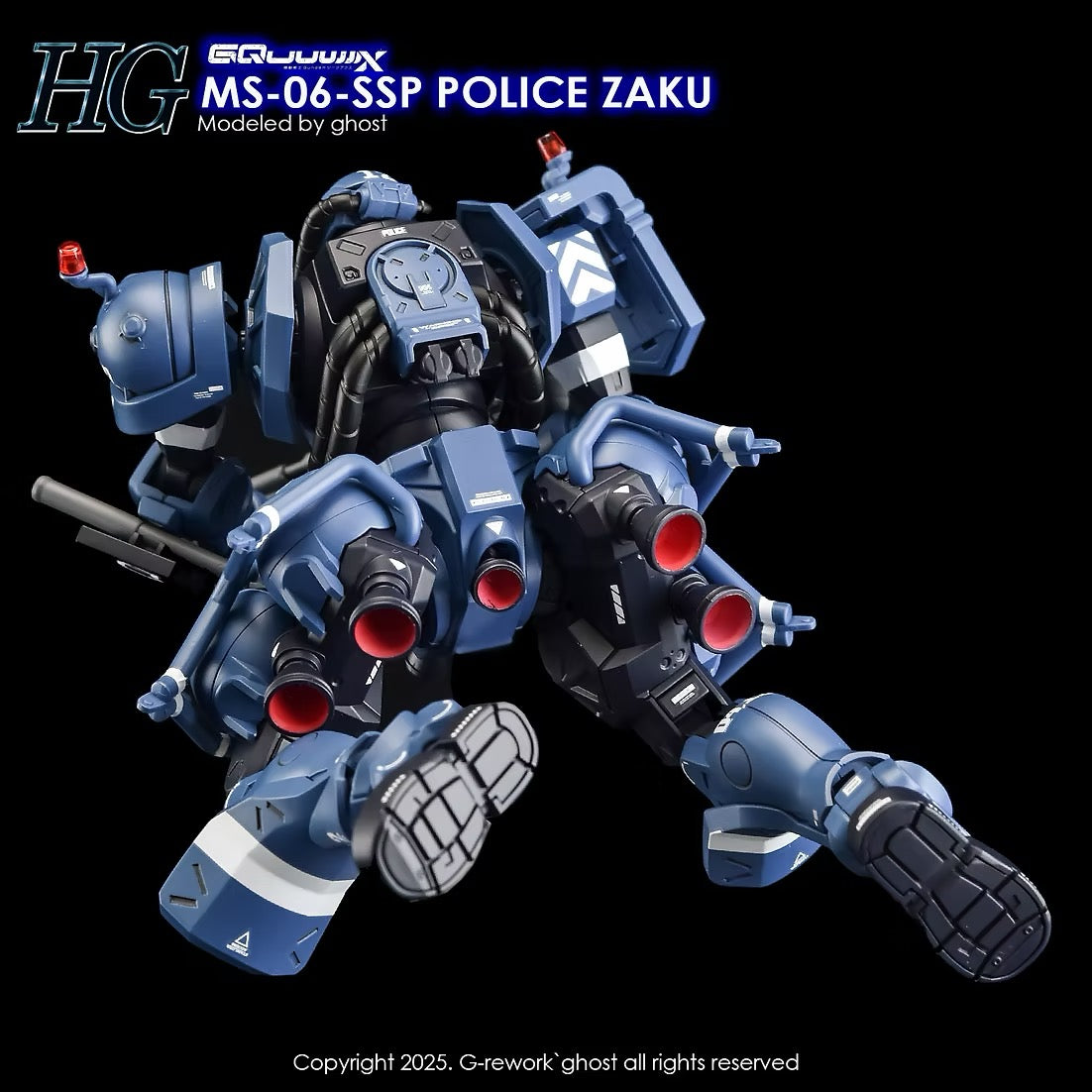 [HG] [GQ] POLICE ZAKU Water Decal