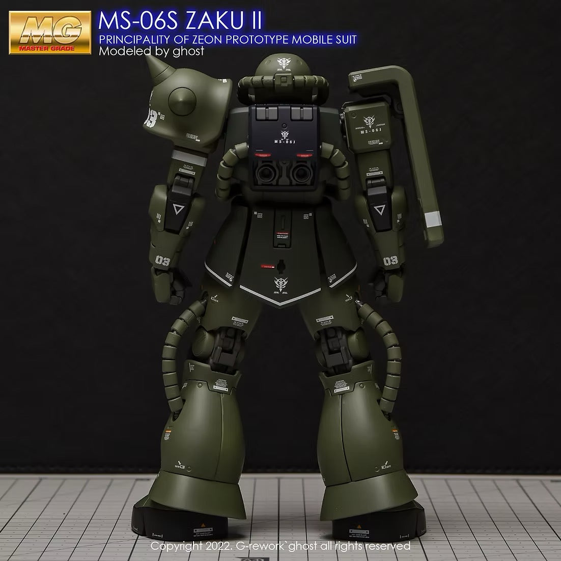 [MG] ZAKU2 2.0 Water Decal