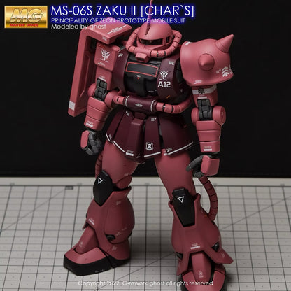 [MG] ZAKU2 2.0 CHAR Water Decal