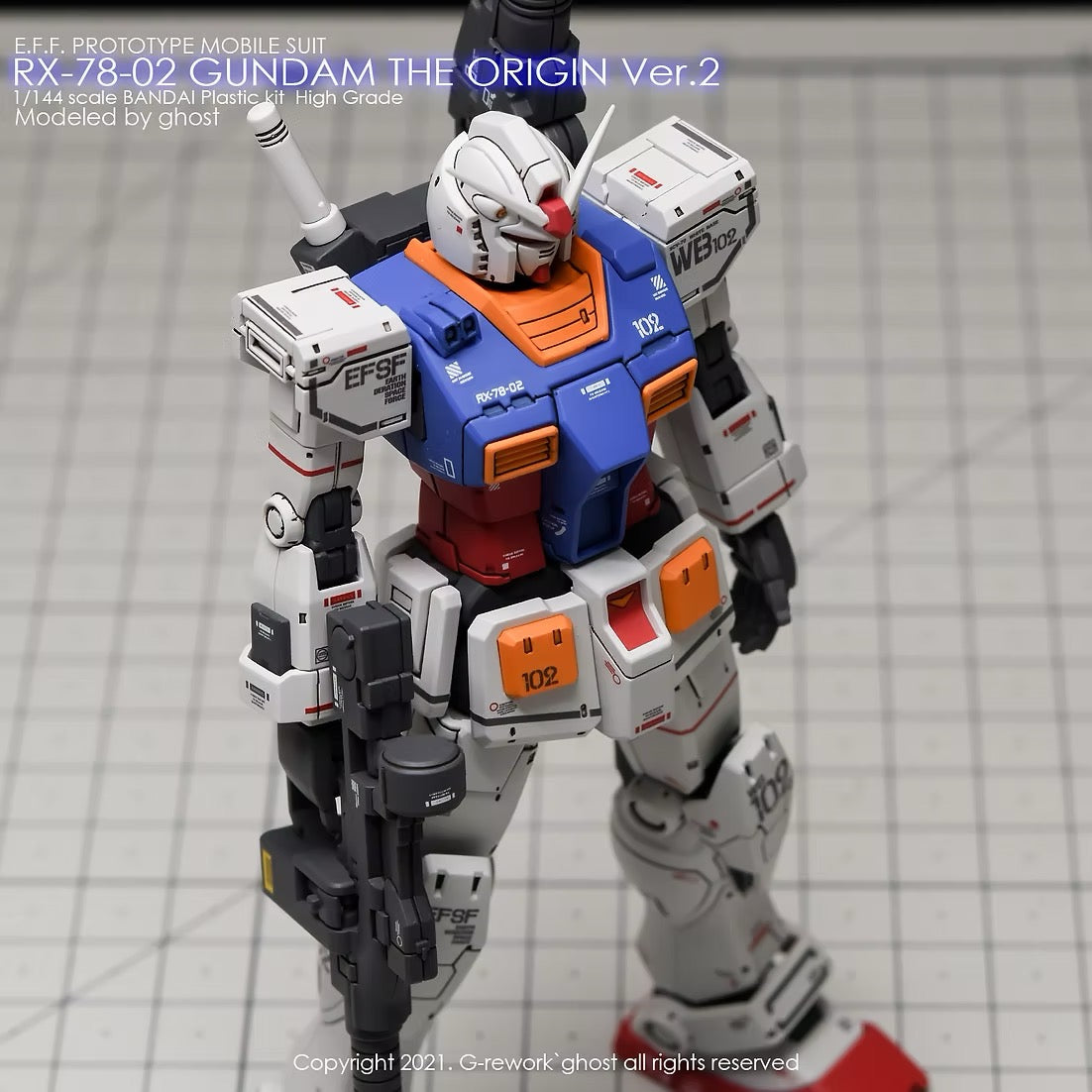 [HG] GTO GUNDAM RX-78-2 Water Decal