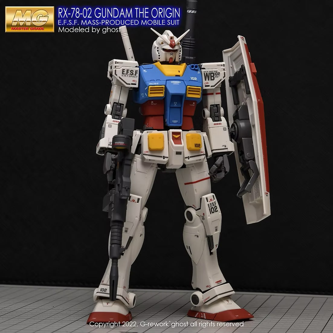 [MG] THE ORIGIN GUNDAM RX-78-2 Water Decal