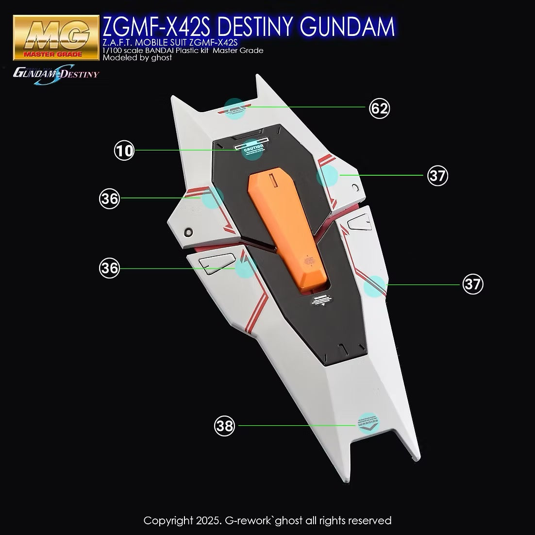 [MG] SEED DESTINY GUNDAM Water Decal