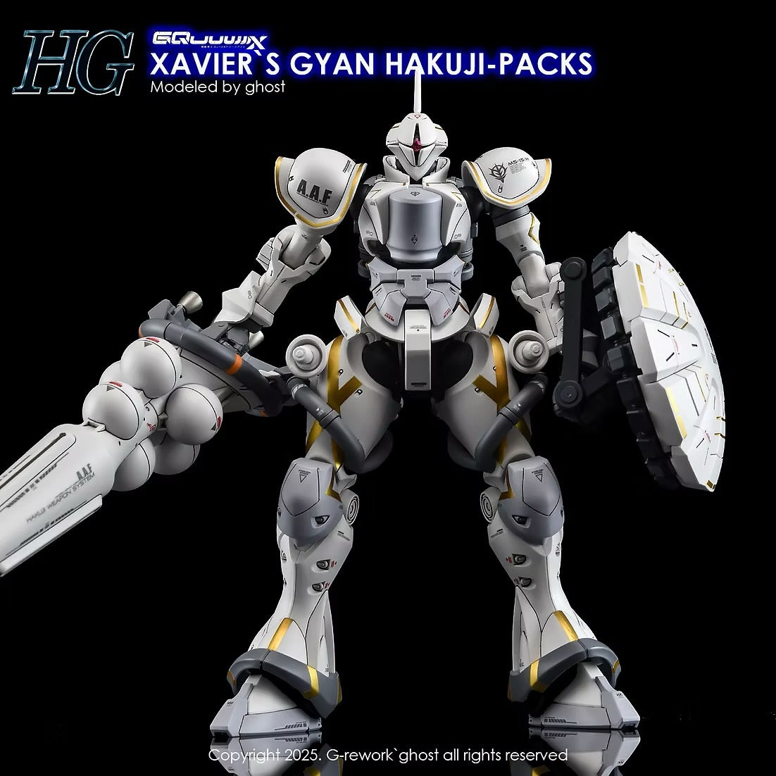 [HG] [GQ] XAVIER`S GYAN HAKUJI-PACKS Water Decal